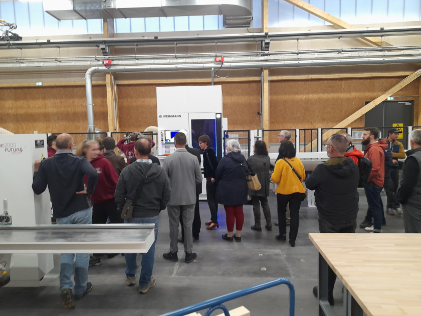Inauguration Atelier bois du Lycée Lachenal