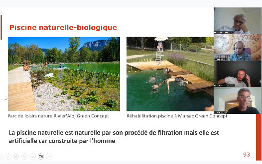 Quel avenir pour la piscine, Webinaire